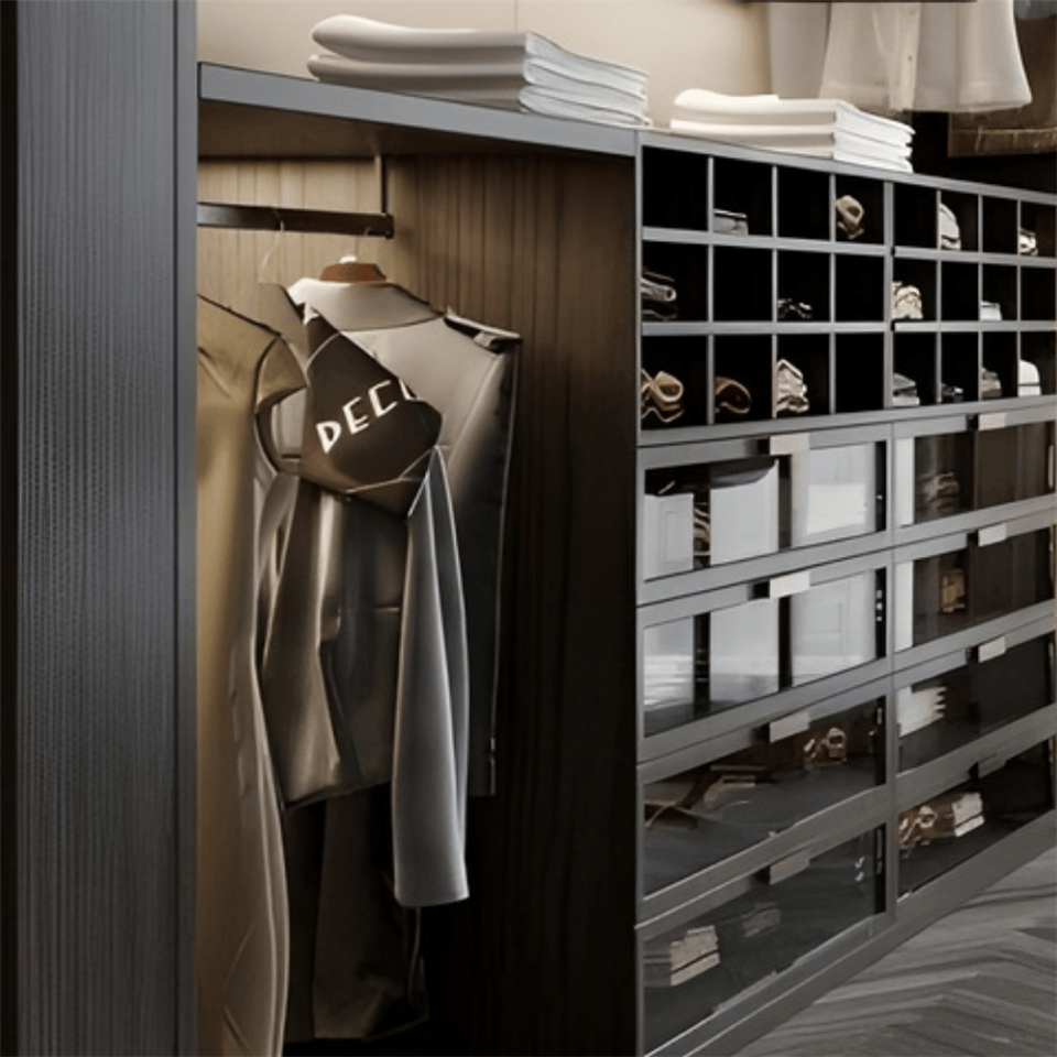 Modern Elegant Glass Walk In Closet best