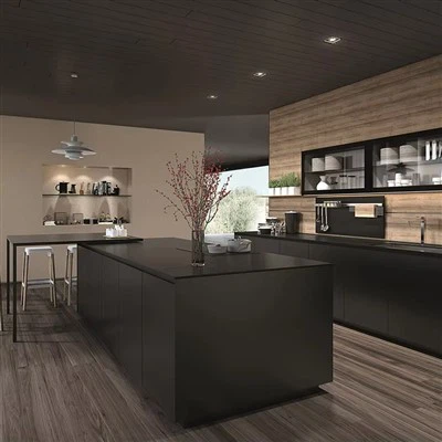 Moderne lakk kjøkkenskap